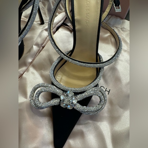 Mach & Mach Crystal Bow Pumps - Picture 13 of 16